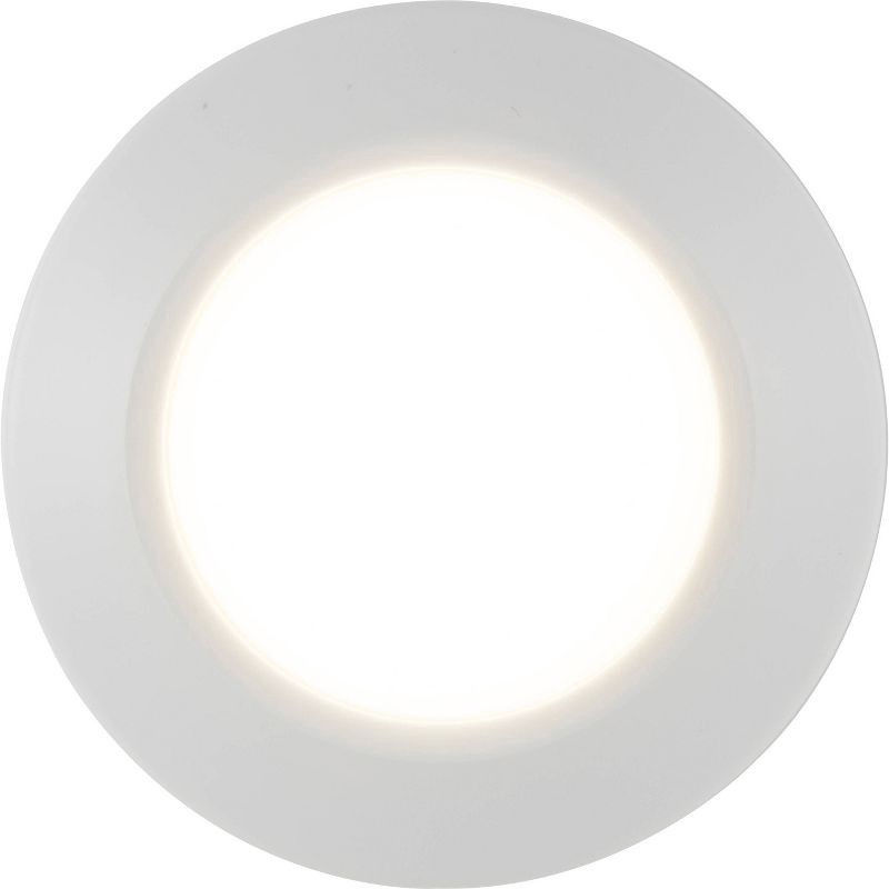 slide 2 of 10, Energizer 2pk 40 Lumens Indoor LED Color Changing Puck Cabinet Lights White: Tap & Touch Closet Light, Battery Operated, 2 ct