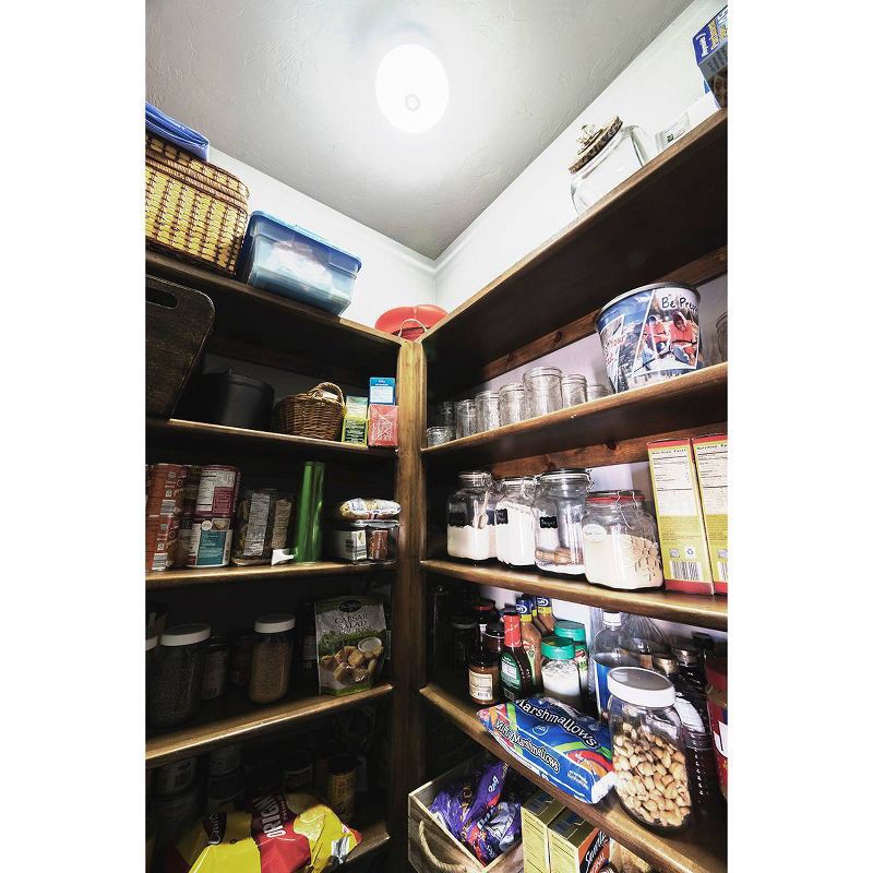 slide 4 of 13, Energizer 300 Lumens Indoor LED Ceiling Fixture Motion Sensing Ceiling Lights White: Cordless Closet Light Fixture, 1 ct