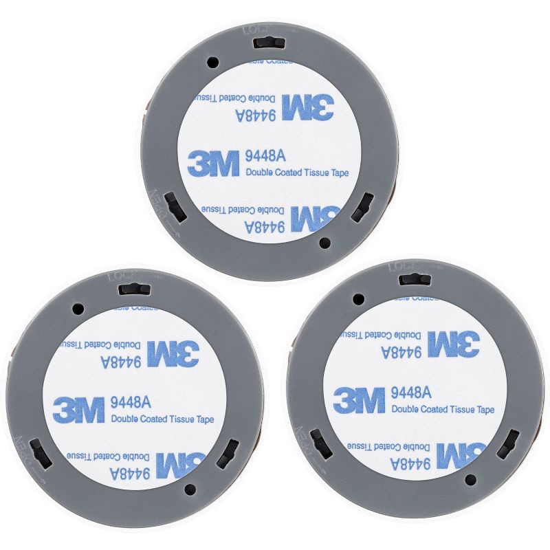 slide 7 of 12, Energizer 3pk 40 Lumen LED Puck Light Wireless Color Changing Cabinet Lights with Remote White: Tap & Closet Light, 3 ct