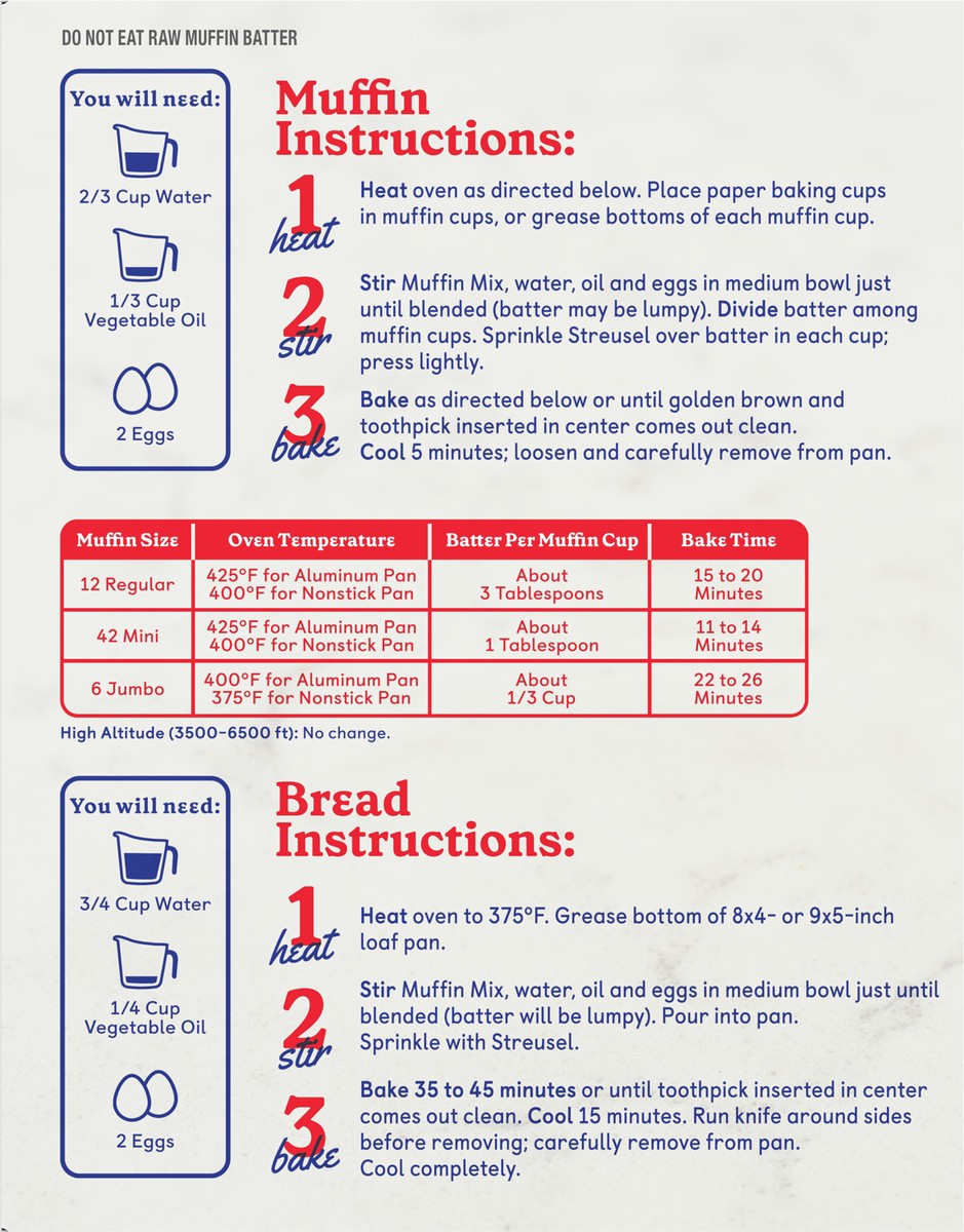 slide 5 of 9, Betty Crocker Muffin and Quick Bread Mix, Lemon Poppy Seed With Streusel, 14.5 oz, 14.5 oz