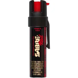 Sabre Pepper Gel Black: OC Spray Gel, Plastic, 4" Height, 0.67 oz, Compact Defense