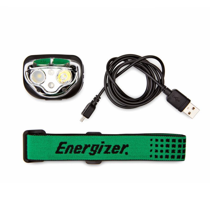 slide 6 of 8, Energizer Vision Ultra Rechargeable LED Headlamp Green, 1 ct