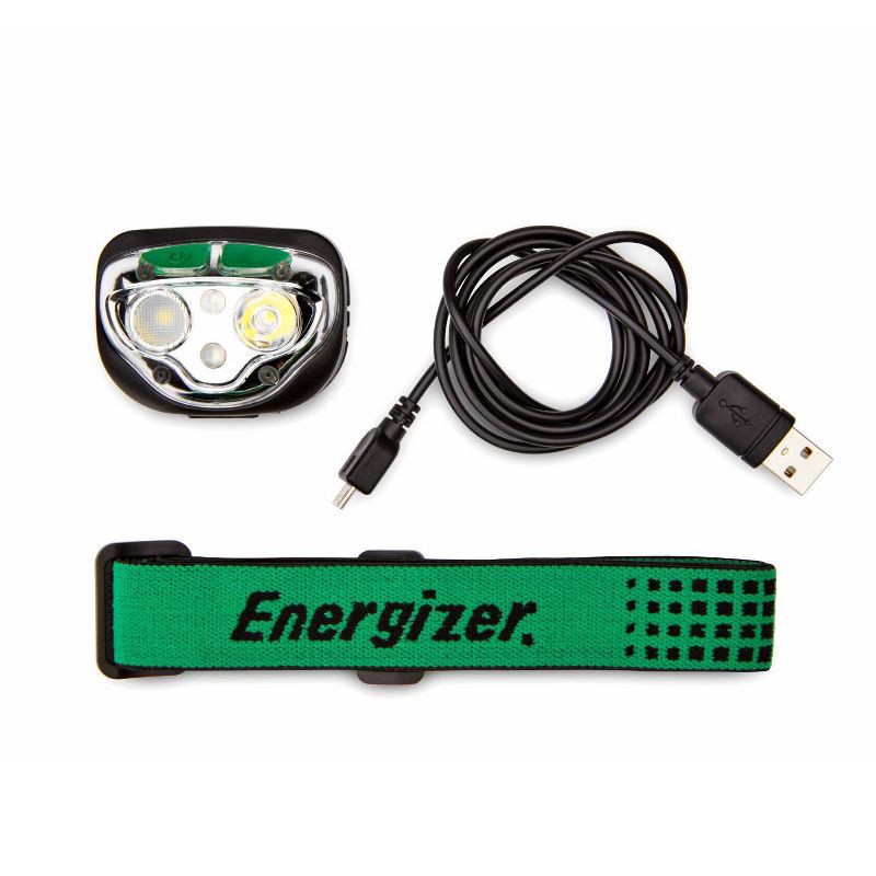 slide 8 of 8, Energizer Vision Ultra Rechargeable LED Headlamp Green, 1 ct