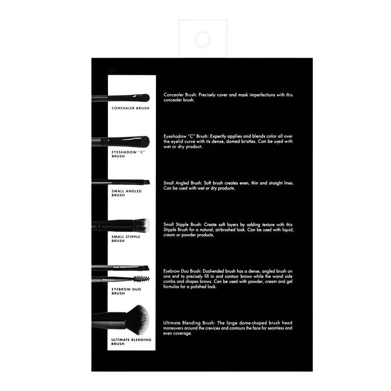 slide 3 of 3, e.l.f. Flawless Face Brush Collection - 6pc, 6 ct