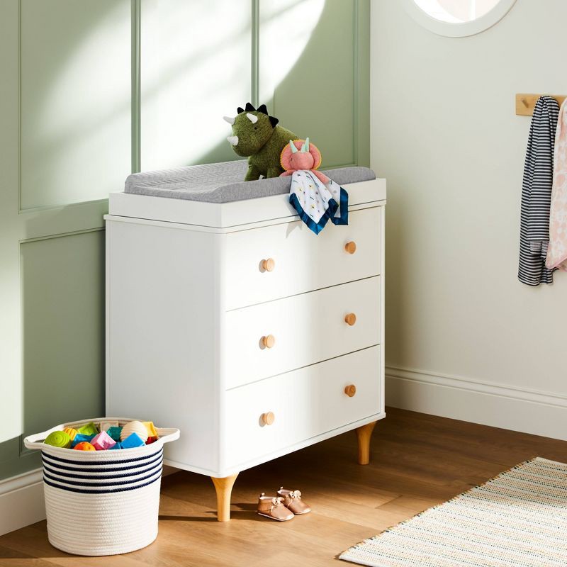 slide 2 of 4, Changing Pad Cover Gray - Cloud Island™, 1 ct