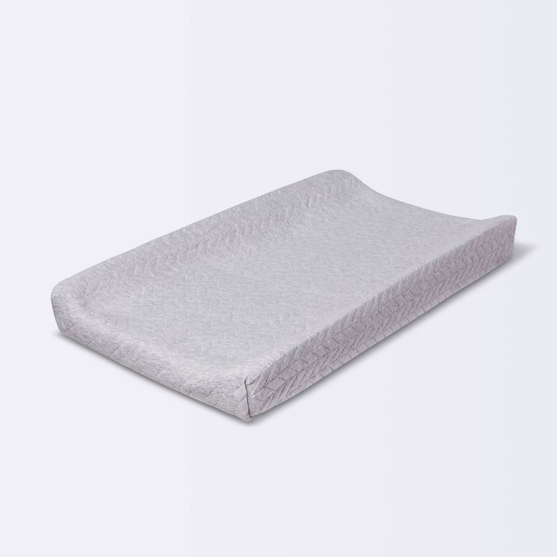 slide 3 of 4, Changing Pad Cover Gray - Cloud Island™, 1 ct