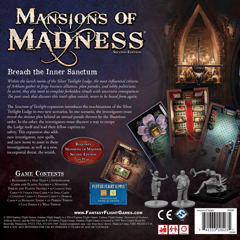 slide 2 of 5, Fantasy Flight Games Fantasy Flight Studios Mansions of Madness: Sanctum of Twilight Game, 1 ct