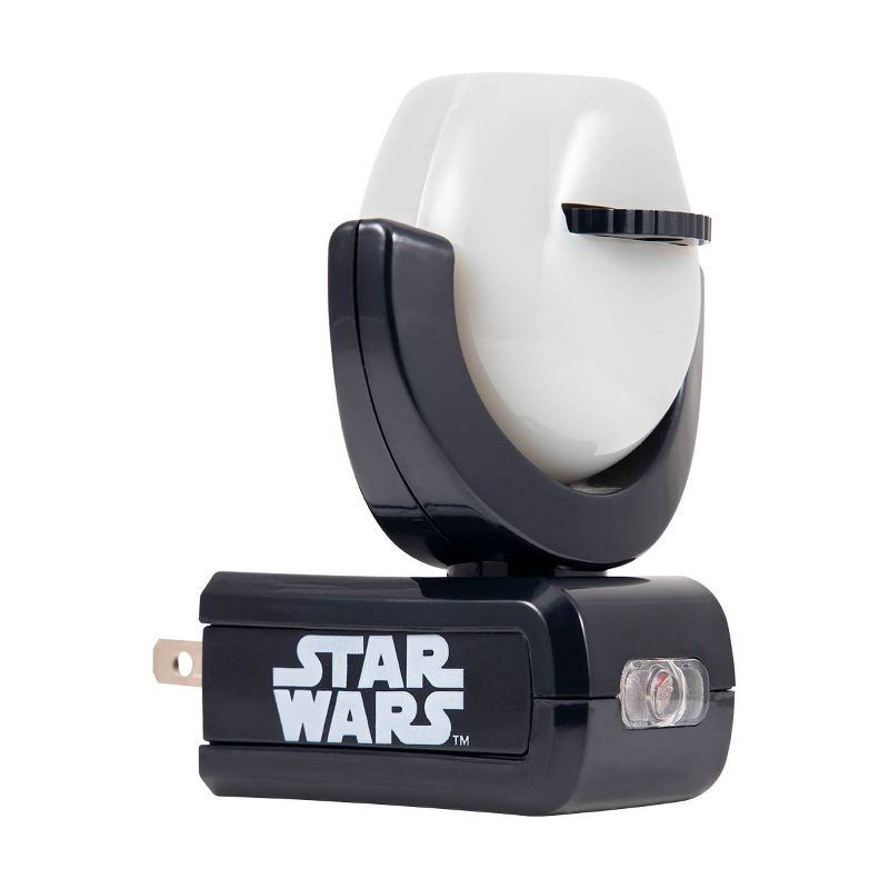 slide 1 of 1, Projectable Star Wars LED Night Light Sensing Black, 1 ct