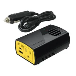 Scosche 150W Portable Power Inverter with Dual USB Ports PI150M