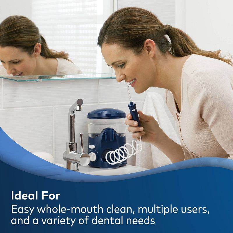 slide 3 of 10, Waterpik Ultra Countertop Water Flosser - WP-113 - Blue, 1 ct