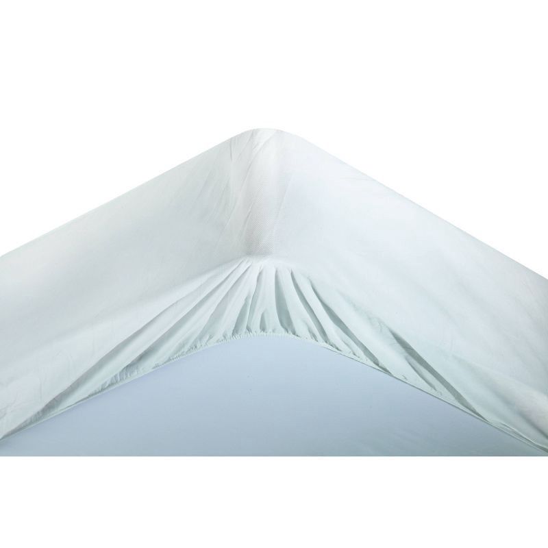 slide 4 of 4, Full Kids' Mattress Protector Cover - Pillowfort™: Waterproof, OEKO-TEX Certified, 4 Corner Fitted Elastic, White, 1 ct