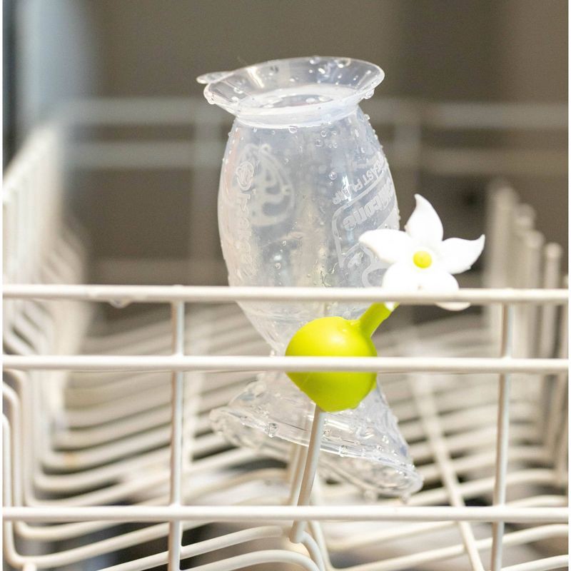 slide 4 of 7, haakaa Breast Pump with Suction Base and White Flower Stopper - 5oz, 5 oz