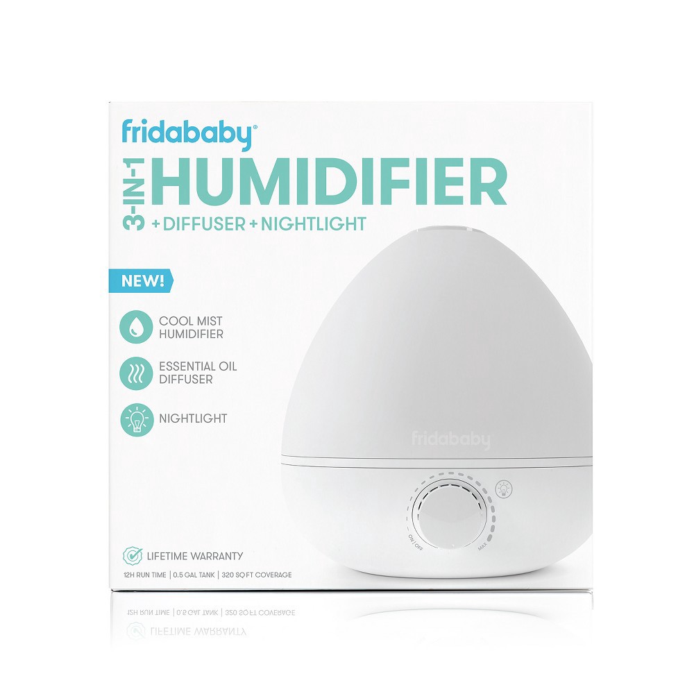 slide 3 of 12, Fridababy 3-in-1 Humidifier with Diffuser and Nightlight, 1 ct