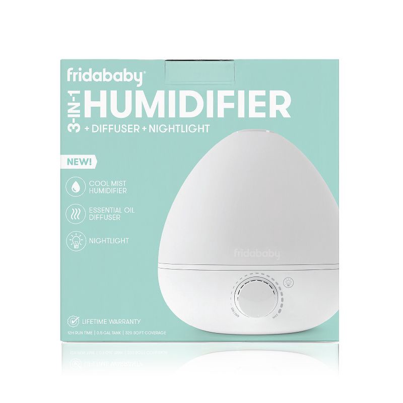 slide 4 of 12, Frida Baby 3-in-1 Humidifier with Diffuser and Nightlight, 1 ct