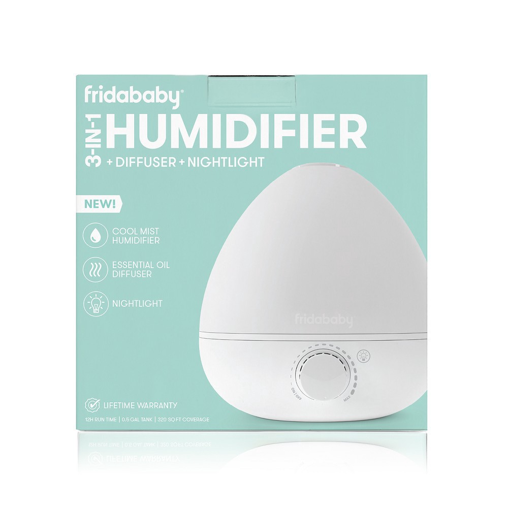 slide 4 of 12, Fridababy 3-in-1 Humidifier with Diffuser and Nightlight, 1 ct