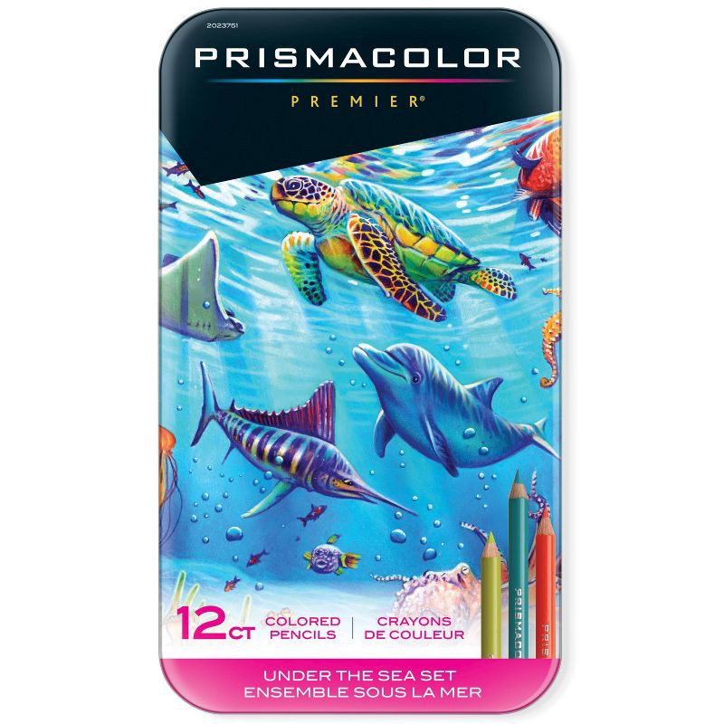 slide 1 of 6, Prismacolor Premier 12pk Colored Pencils - Under the Sea, 12 ct