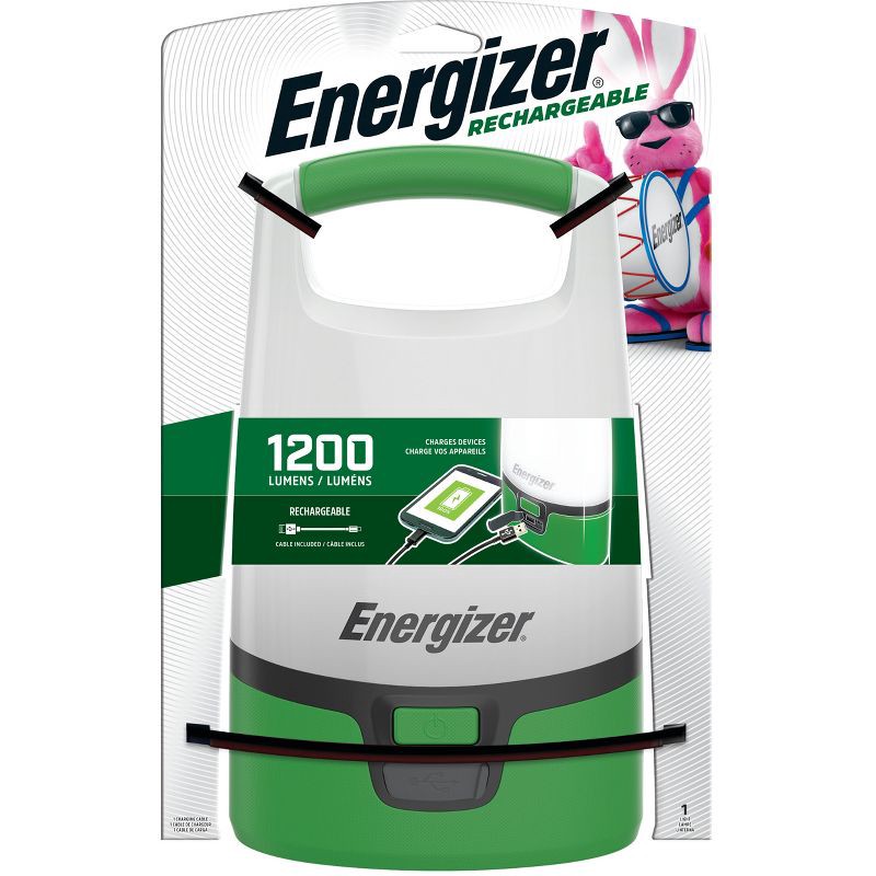 slide 1 of 7, Energizer Rechargeable Area LED FlashLight Green: Emergency Light, Impact & Water-Resistant, 1200 Lumens, 50 Hr Run Time, 1 ct