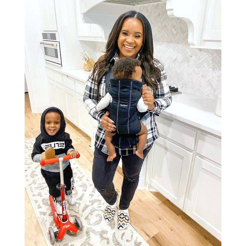 slide 6 of 6, BabyBjorn Baby Carrier Mini Cotton - Black, 1 ct