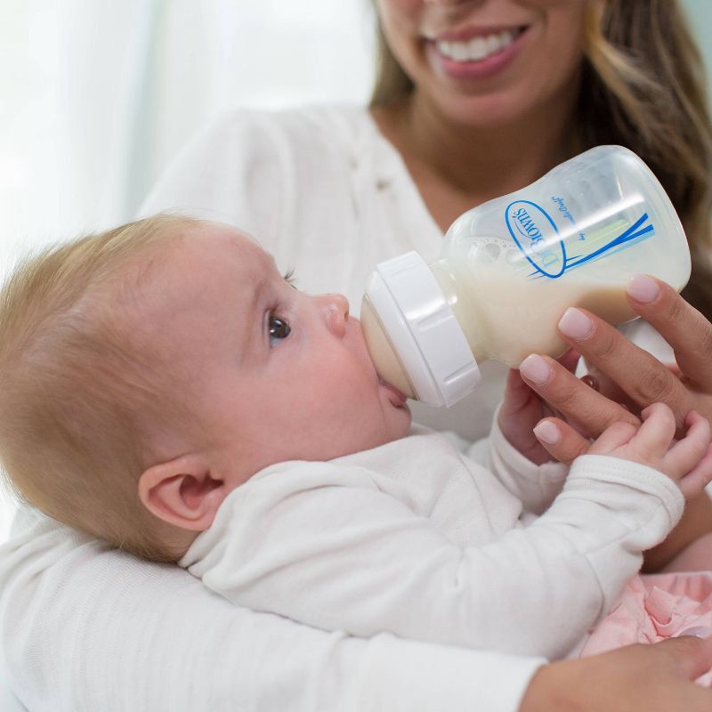 slide 13 of 20, Dr. Brown's 5oz Anti-Colic Options+ Wide-Neck Baby Bottle with Level 1 Slow Flow Nipple - 0m+, 5 oz