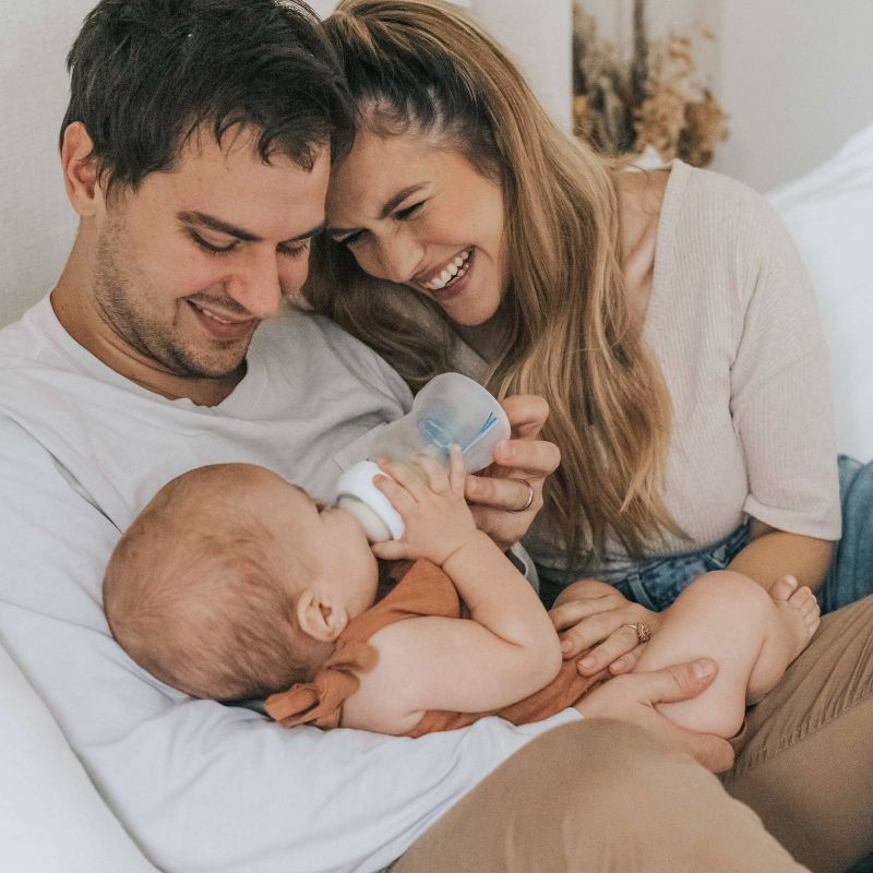 slide 15 of 20, Dr. Brown's 5oz Anti-Colic Options+ Wide-Neck Baby Bottle with Level 1 Slow Flow Nipple - 0m+, 5 oz