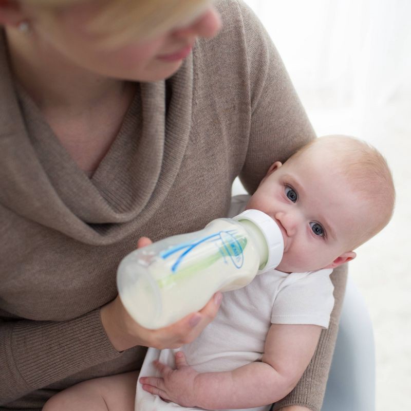 slide 15 of 20, Dr. Brown's 9oz Anti-Colic Options+ Wide-Neck Baby Bottle with Level 1 Slow Flow Nipple - 3pk - 0m+, 3 ct; 9 oz