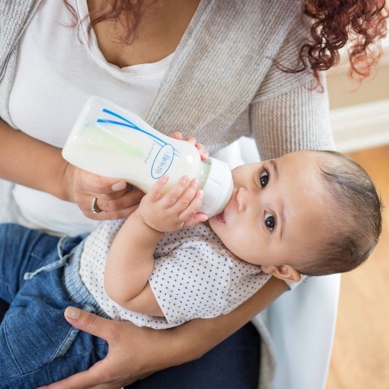 slide 11 of 20, Dr. Brown's 9oz Anti-Colic Options+ Wide-Neck Baby Bottle with Level 1 Slow Flow Nipple - 3pk - 0m+, 3 ct; 9 oz