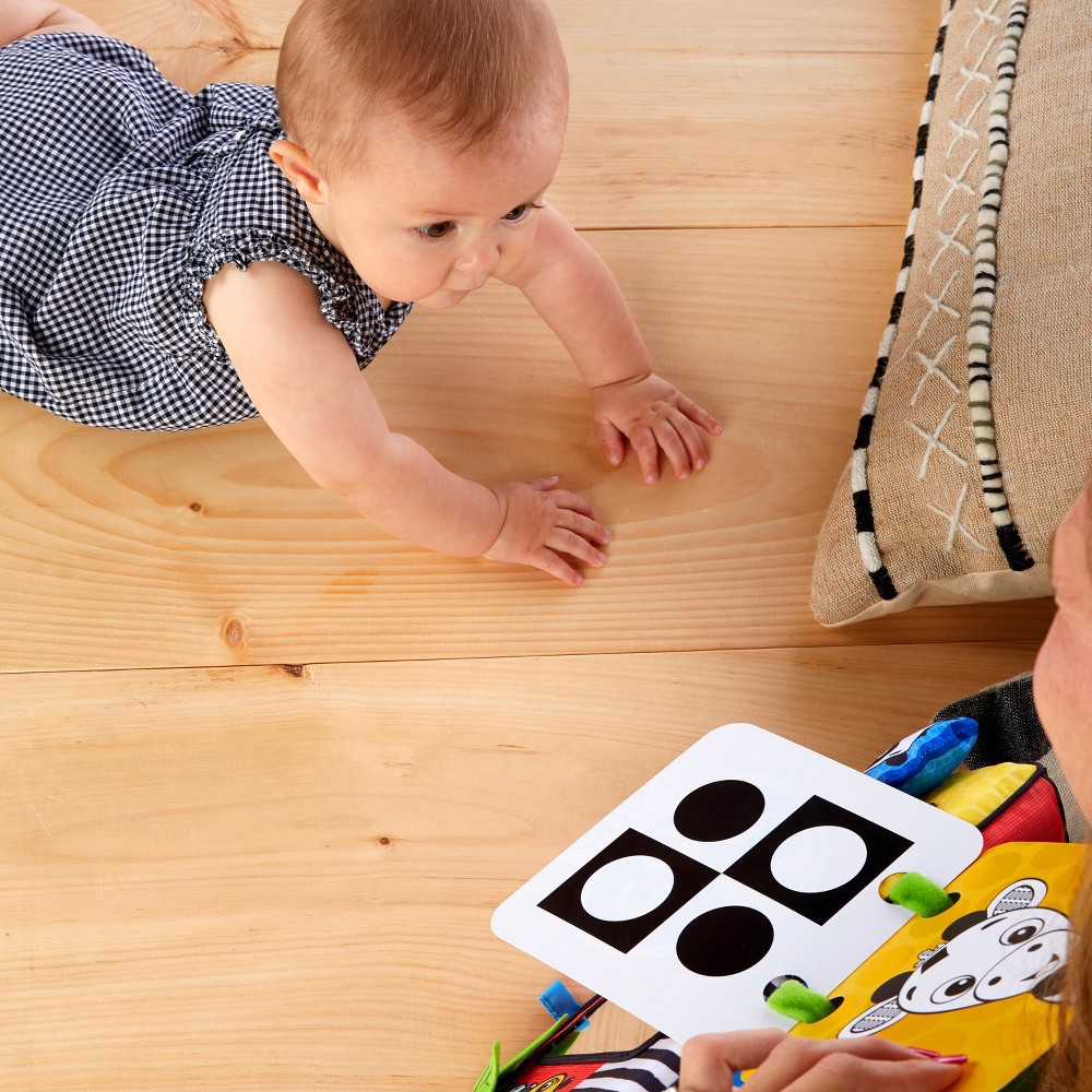 slide 7 of 9, Baby Einstein Black White and Bright Floor Mirror, 1 ct