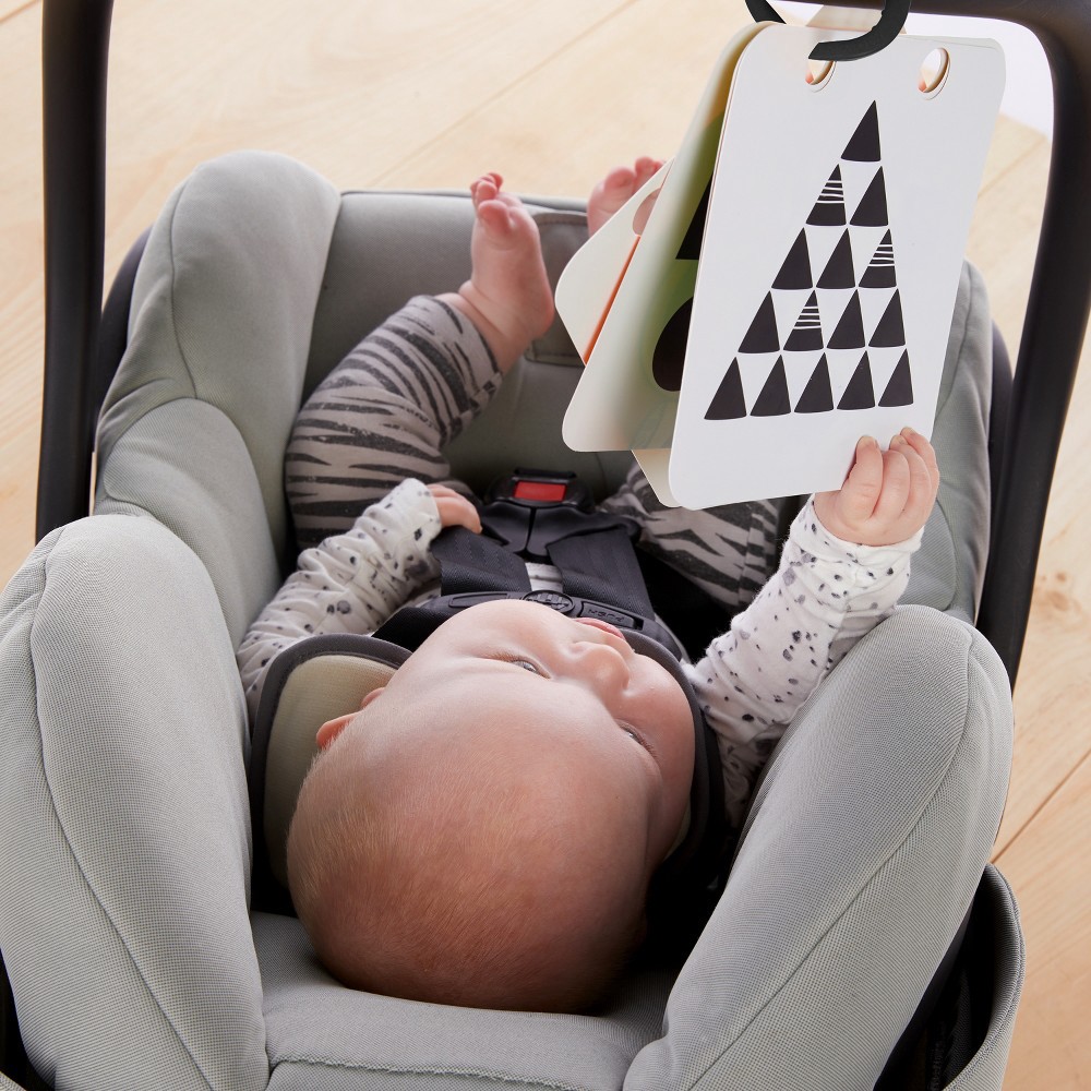 slide 4 of 9, Baby Einstein Black White and Bright Floor Mirror, 1 ct