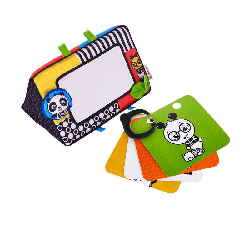 slide 1 of 9, Baby Einstein Black White and Bright Floor Mirror, 1 ct