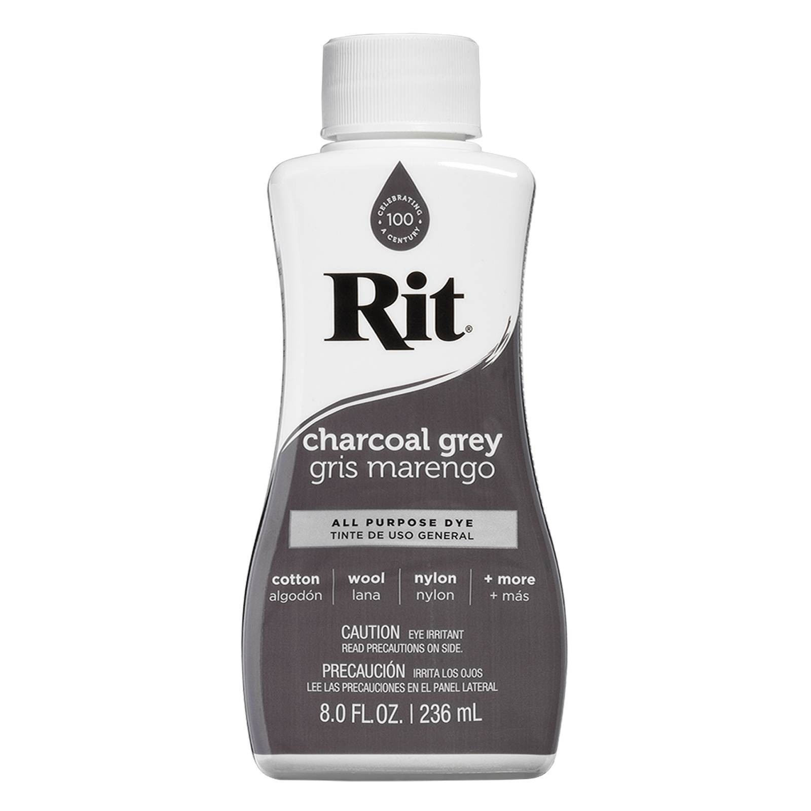 slide 1 of 7, Rit 8oz All Purpose Dye - Charcoal Gray, 8 oz