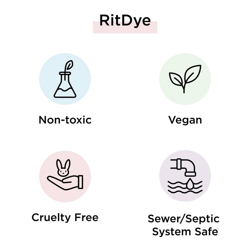 slide 6 of 6, Rit 8oz ColorStay Dye Fixative: Low-Odor, Permanent, Non-Toxic Liquid for Textiles, 8 oz
