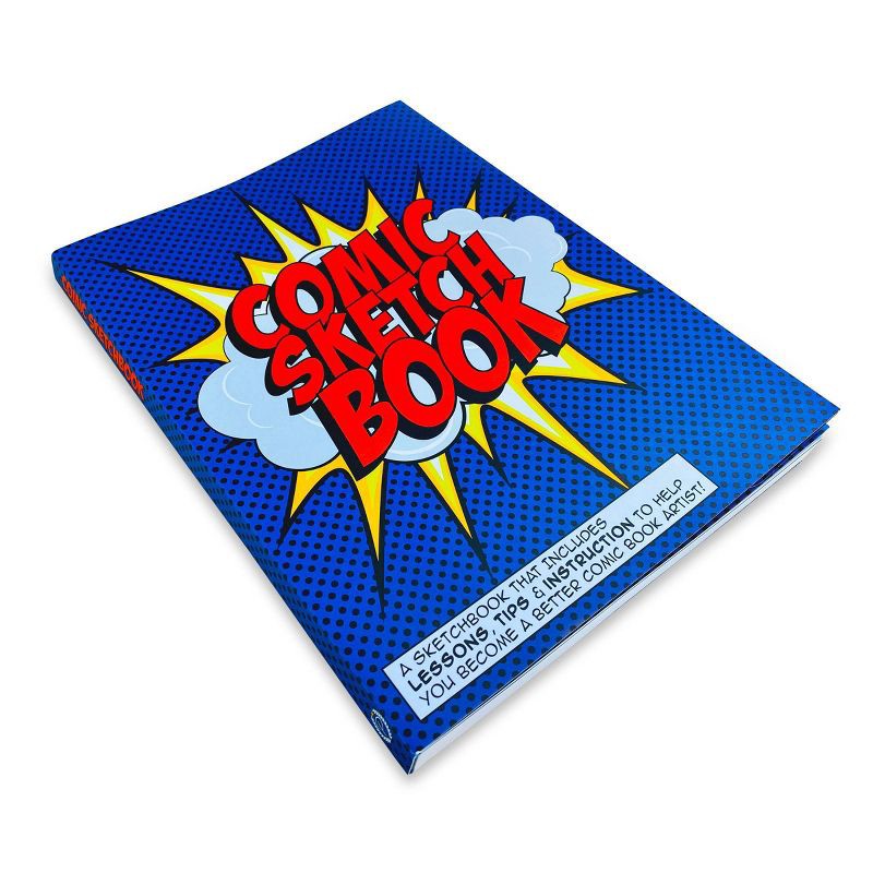 slide 2 of 7, Comic Sketch Coloring Book - Piccadilly: Creative Drawing for Teens, 204 Pages, 11.4" x 8.3", 1 ct