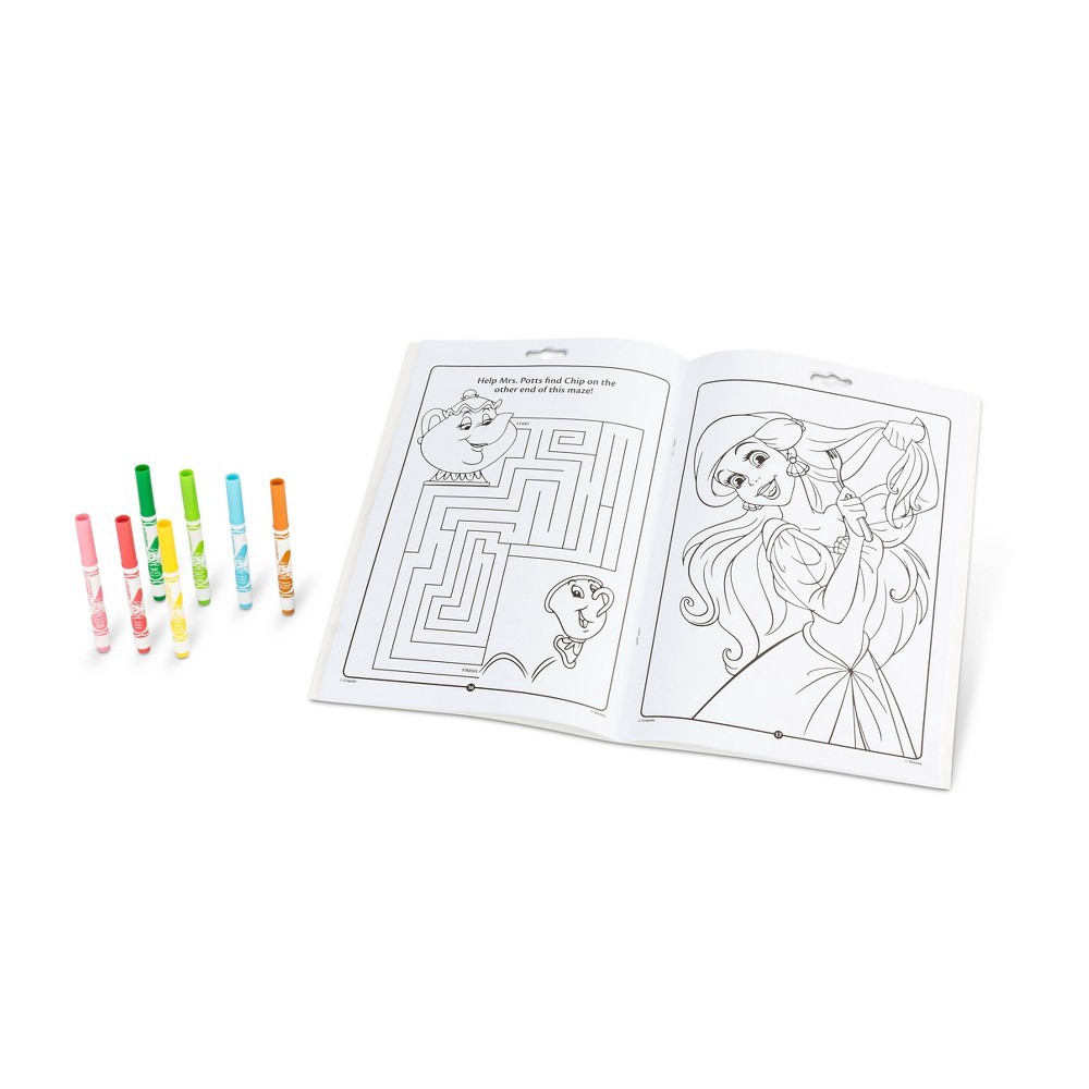 slide 3 of 4, Crayola 32pg Disney Princess Coloring Activity Pad, 1 ct