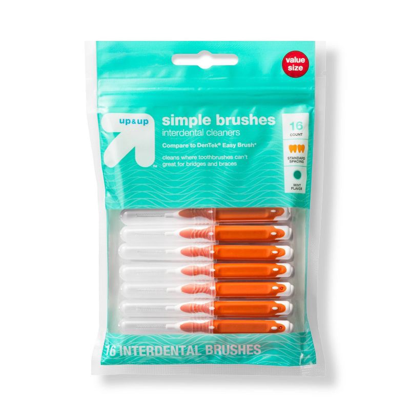 slide 1 of 4, Simple Interdental Brushes - 16ct - up & up, 16 ct