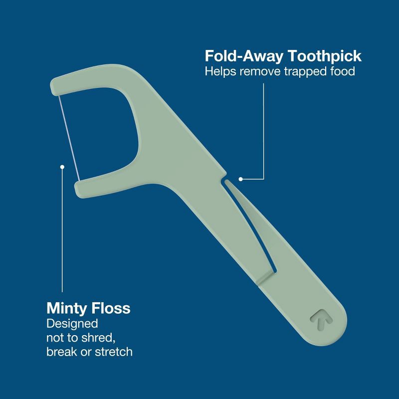 slide 4 of 4, Floss Picks Mint - 160ct - up&up™, 160 ct