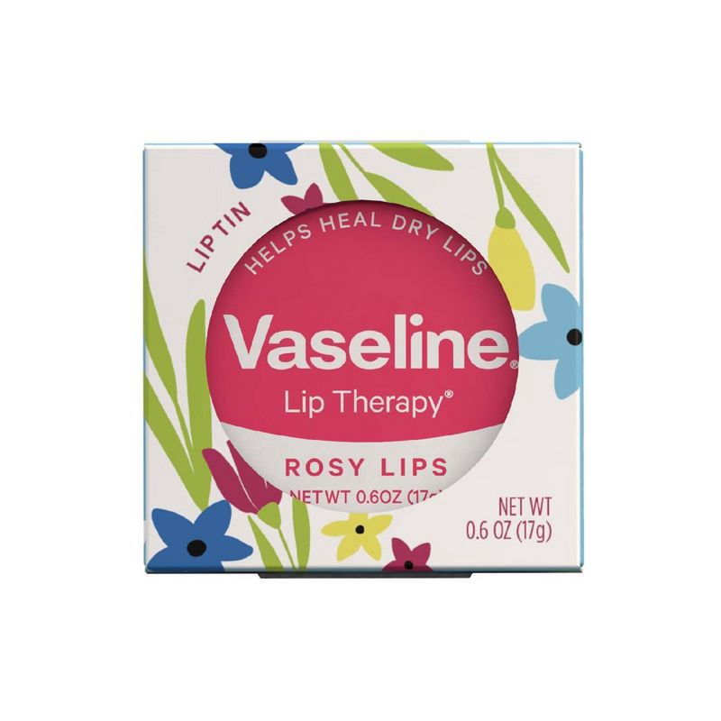slide 2 of 3, Vaseline Rose Lip Balms and Treatments - 0.6oz, 0.6 oz