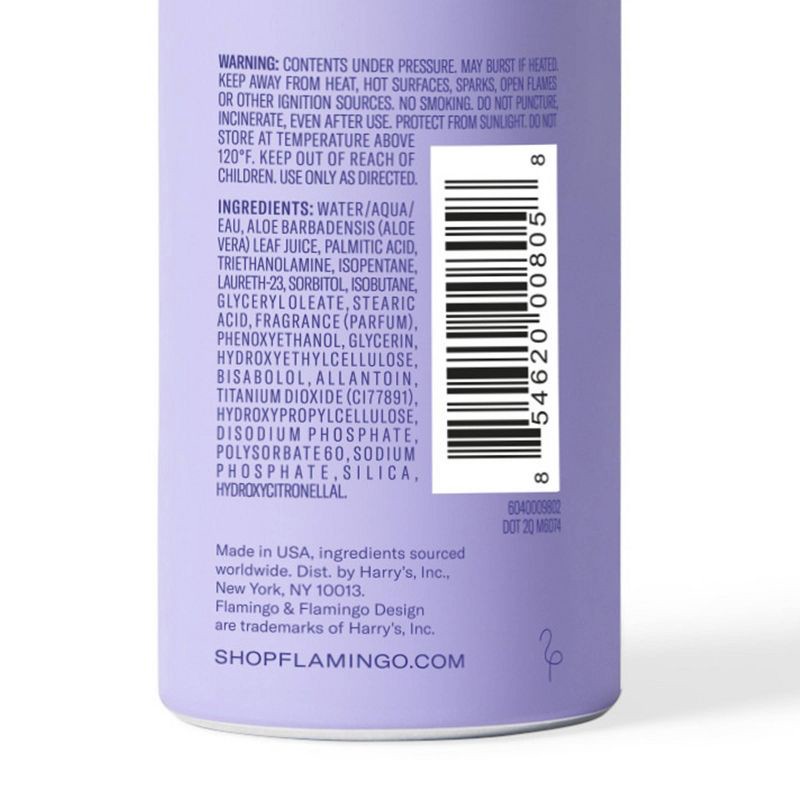 slide 3 of 7, Flamingo Foaming Shave Gel with Aloe Vera - 6.7oz, 6.7 oz