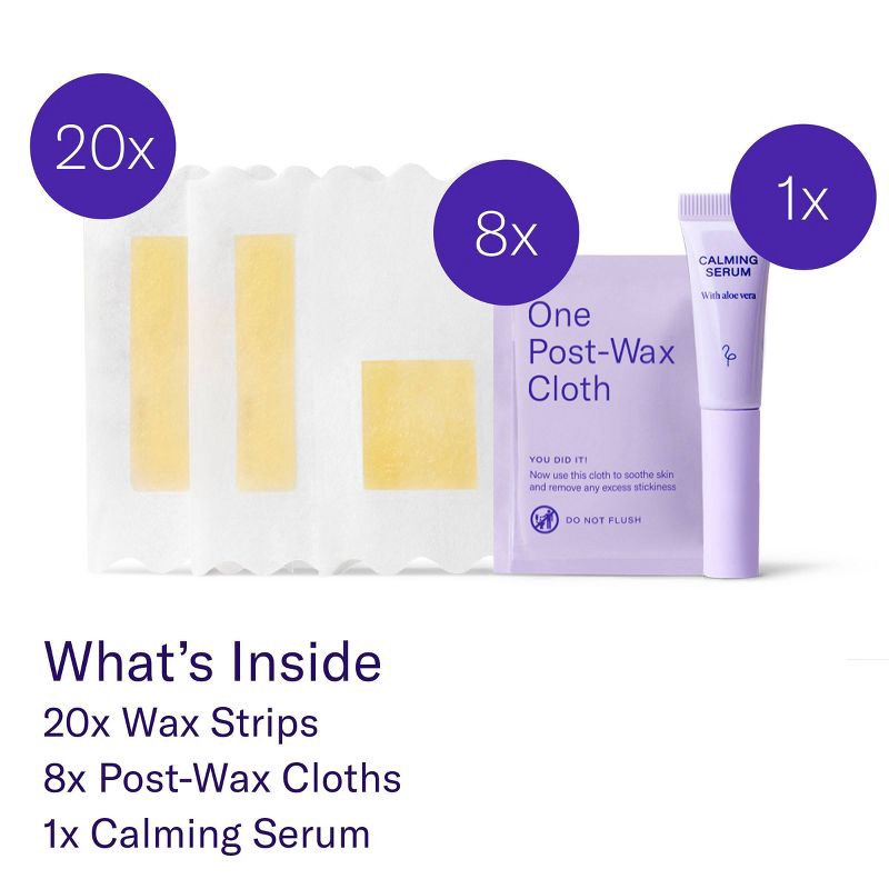 slide 6 of 13, Flamingo Women's Face Wax Kit - 20ct, 20 ct