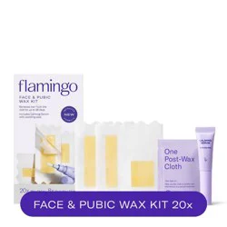 Flamingo Women's Face Wax Kit - 20ct
