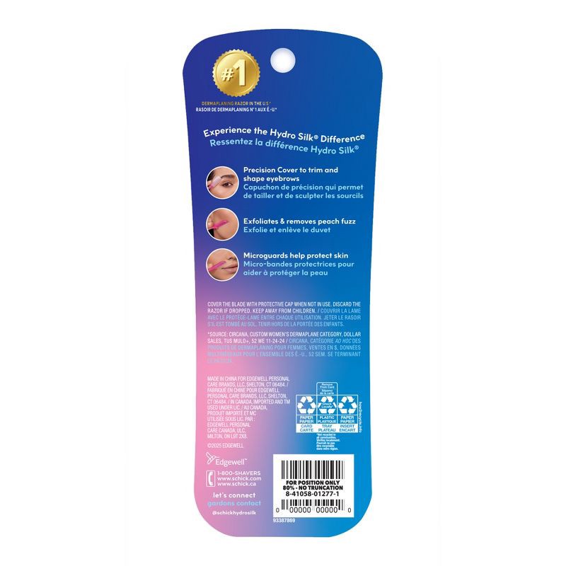 slide 2 of 9, Schick Hydro Silk Touch-Up Dermaplaning Tool with Precision Cover - 3 ct, 3 ct
