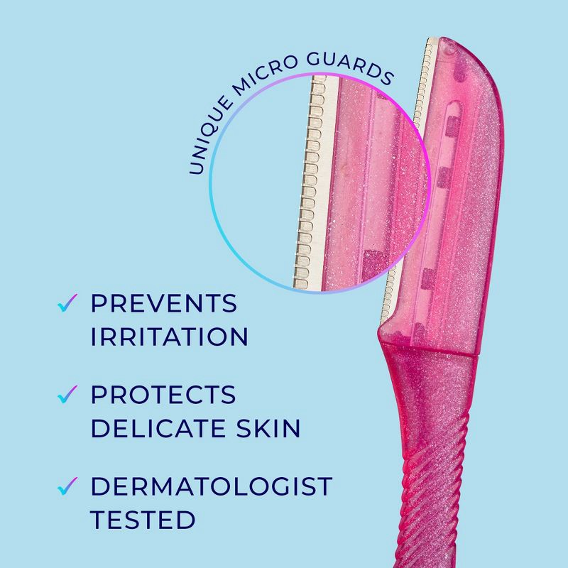 slide 6 of 9, Schick Hydro Silk Touch-Up Dermaplaning Tool with Precision Cover - 3 ct, 3 ct