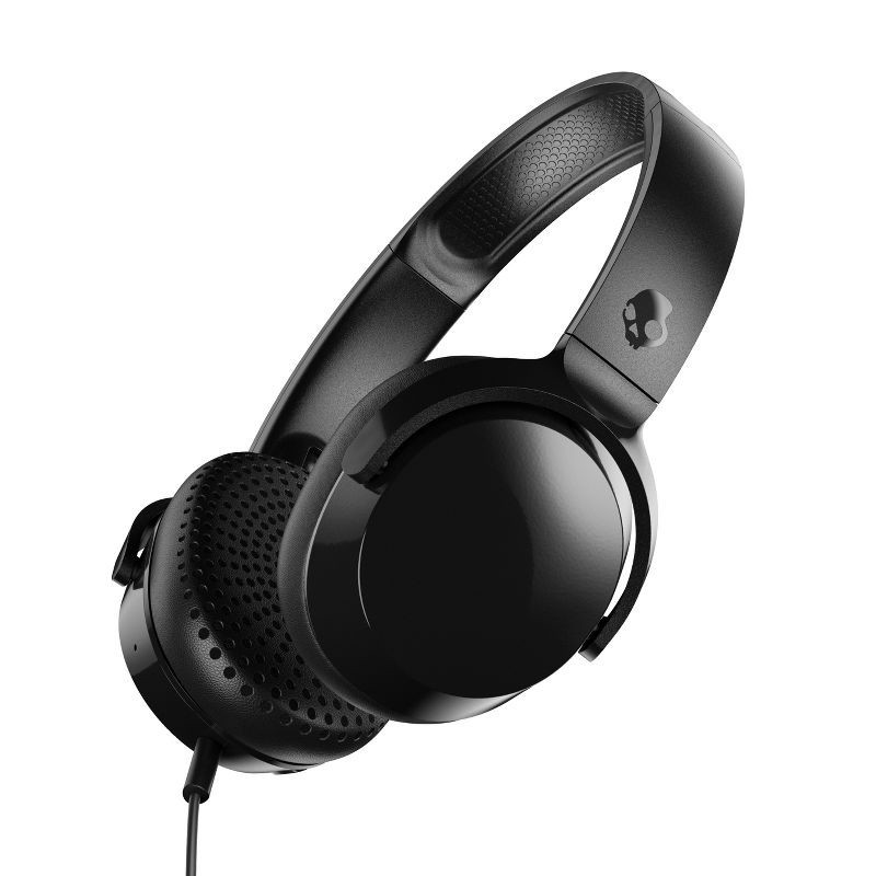 slide 1 of 4, Skullcandy Riff Wired On-Ear Headphones - Black, 1 ct