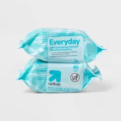 Everyday Ultra-Soft Makeup Remover Cleansing Towelettes - Scented - 80ct - up&up™