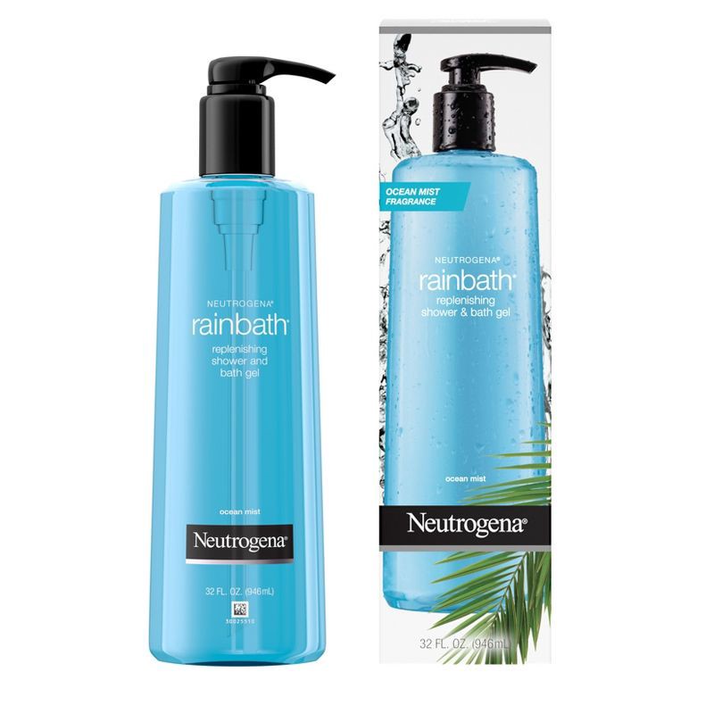 slide 2 of 8, Neutrogena Rain Bath Shower & Bath Gel Ocean Mist - 32 fl oz, 32 fl oz