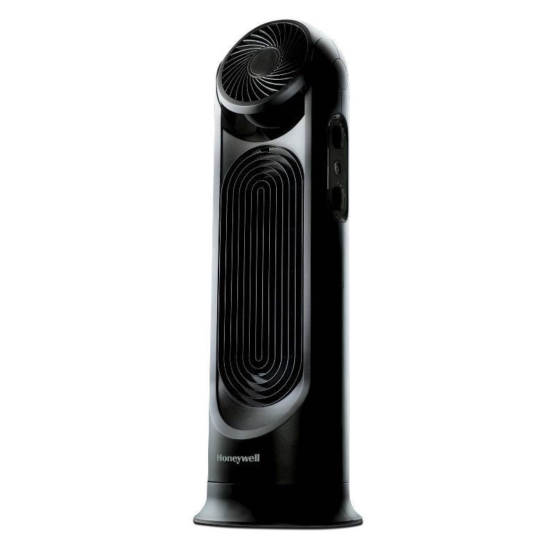 slide 1 of 8, Honeywell Turbo Force 2 in 1 Tower Oscillating Fan Black: 6 Speeds, Adjustable Tilt, ETL Listed, Electric, Portable, 1 ct