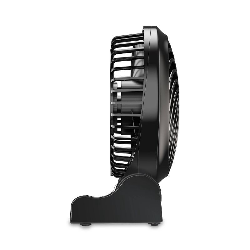 slide 6 of 11, Personal Rechargeable Fan Black - Holmes, 1 ct