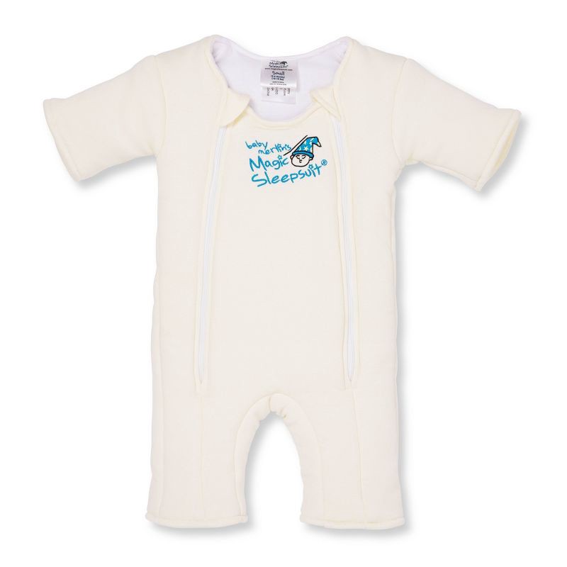 slide 1 of 3, Baby Merlin's Magic Sleepsuit Swaddle Wrap Transition Product - 3-6 Months - Off White, 1 ct