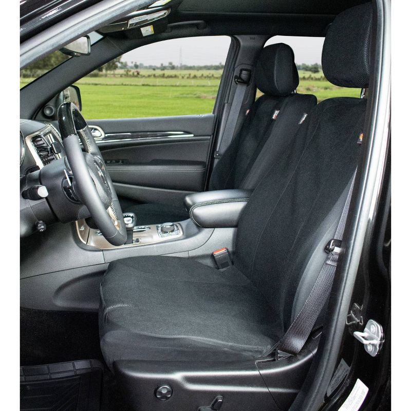 slide 5 of 5, Dickies 2pc Custom LB Blair Seat Cover Automotive Interior Covers And Pads Black, 2 ct