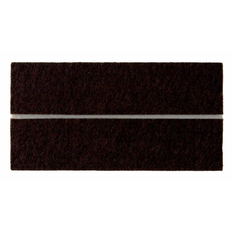 slide 2 of 4, Cuttable Felt Strip Brown - Scotch: Furniture Felt Pads, Felt Tape, Floor Pad, 6 Pack, 4"x1"x0.2", 6 ct