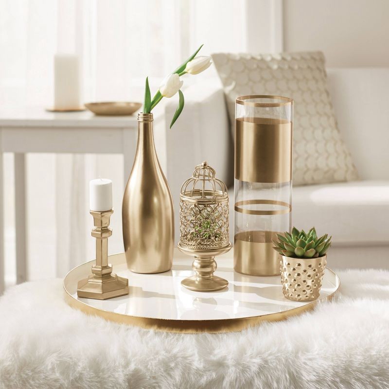 slide 2 of 6, Rust-Oleum Craft Spray Paint Metallic Gold: Enamel for Metal, Wood, Glass, Interior/Exterior, 11 oz, 11 oz